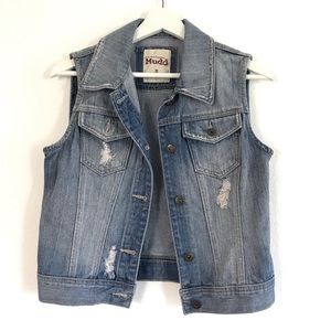 Denim vest Vintage Mudd S denim Vest
